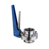 Stainless Steel Manual Sanitary Butterfly Valve for Brewing