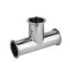 Stainless Steel Sanitary Fittings Welding Fitting Straight Equal Diameter Tee