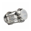 Stainless Steel Sanitary Jackedted Tri Clamp Sight Glass With 304306