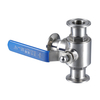 Stainless Steel Sanitary Clamped Butterfly-Type Ball Valve