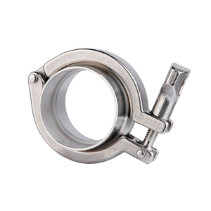 Sanitary Stainless Steel Clamp Pipe Fitting Tri Clover Tube Clamp with 304 316