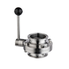 Stainless Steel Manual Sanitary Butterfly Valve for Brewing