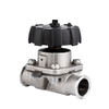 Stainless Steel Aspetic Pneumatic Welding Diaphragm Valves