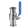 Stainless Steel Sanitary Clamped Butterfly-Type Ball Valve